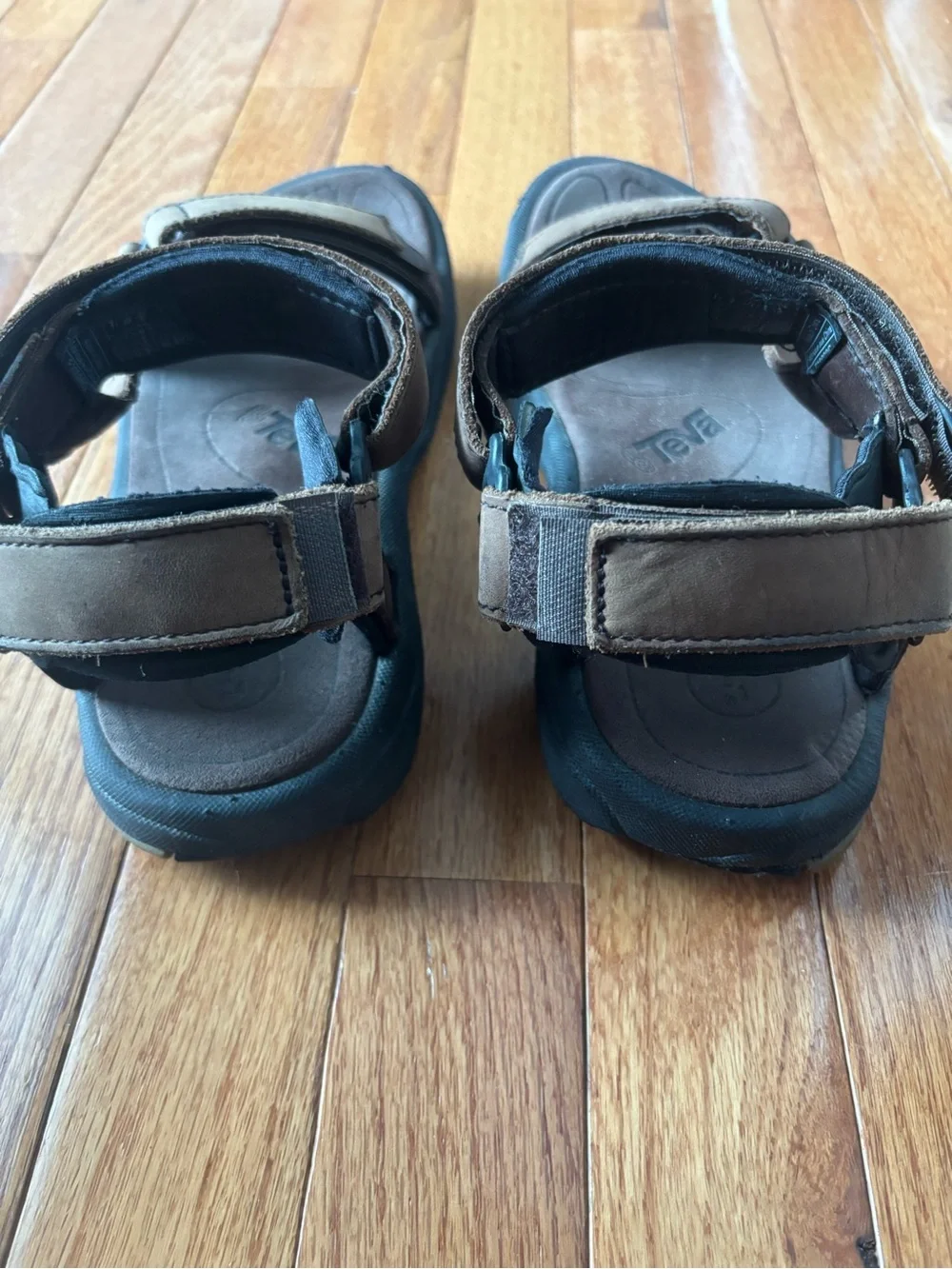 Men's Brown Teva Adjustable Strap Sandals size 9